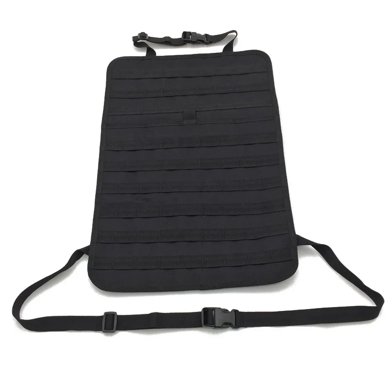 Organizador táctico de asiento trasero de coche, Panel de vehículo MOLLE, Protector de cubierta de asiento de coche, equipo de nailon Airsoft Paintball, 55x37cm - imagen 4