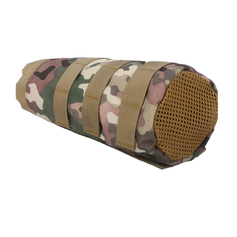 Bolsa táctica Molle para botella de agua al aire libre, bolsas portátiles para hervidor de agua para acampar, mochila, chaleco, bolsa de viaje para ciclismo y Camping - imagen 5