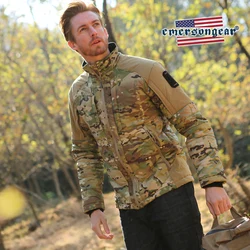Emersongear-abrigo térmico para hombre, chaqueta cortavientos cálida para invierno, táctica, para acampar, conducción al aire libre, ropa de abrigo SoftShell para caza