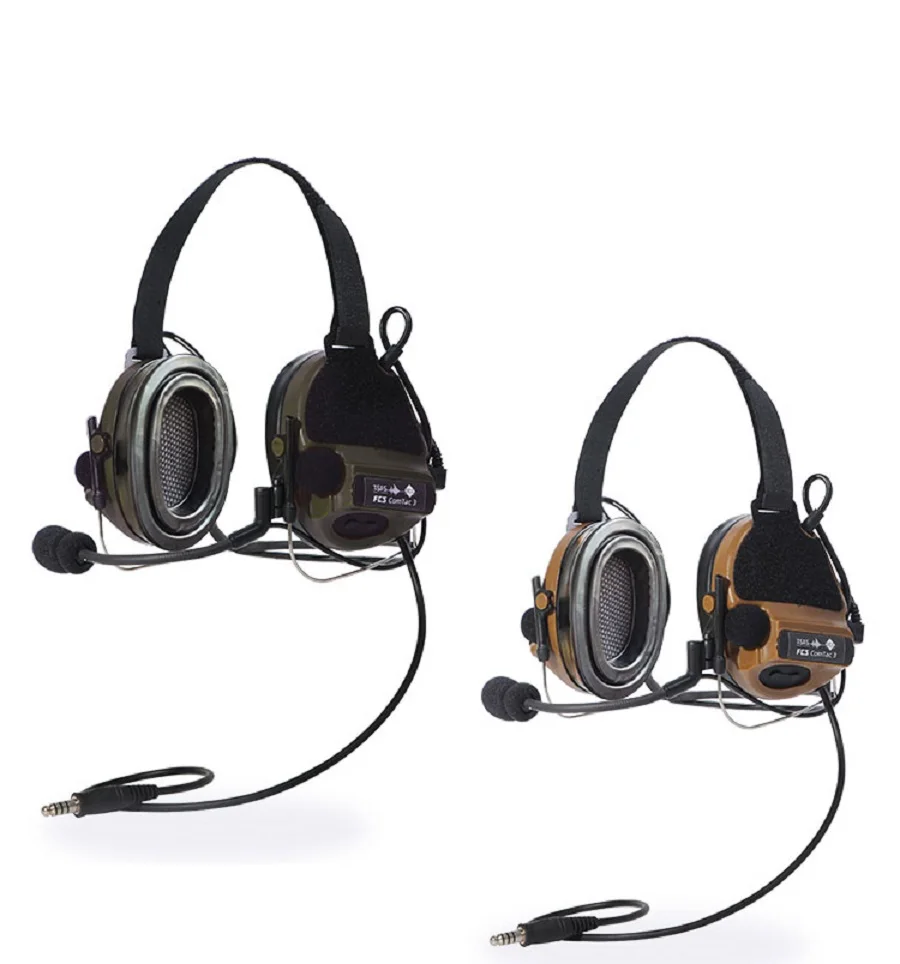 Auriculares tácticos EARMOR montados en la parte trasera, reducción de ruido, auriculares de comunicación electrónica, auriculares de tiro - imagen 2