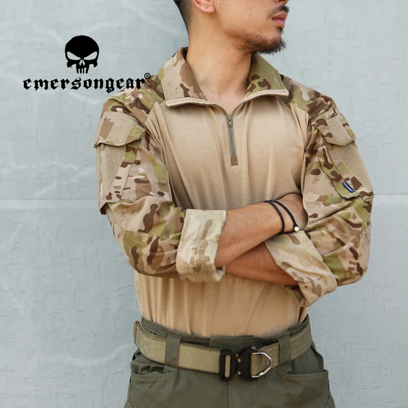 EmersonGear G3 camisas de combate táctico para hombre, camisetas para caza, entrenamiento Airsoft, ropa deportiva para exteriores, senderismo de camuflaje - imagen 5