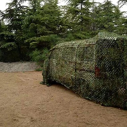 Toldo camuflaje retráctil para exteriores - refugio solar 4x4 m