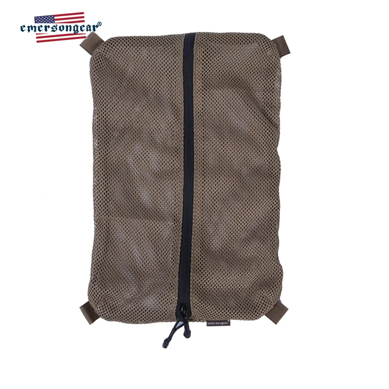 Emersongear-bolsas de almacenamiento EDC tácticas, bolsa con cremallera para herramientas, Airsoft DWR, caza, senderismo, soporte de bolsillo, 34x20cm L - imagen 3