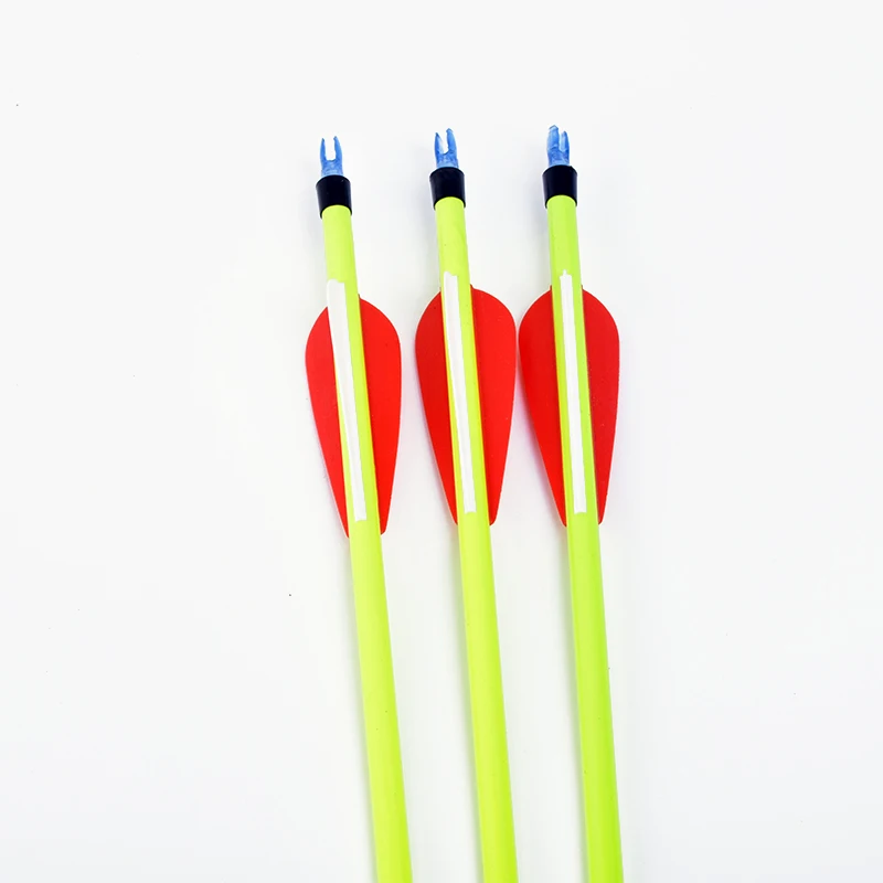 12 Uds arco compuesto de caza 30 pulgadas flechas de carbono pernos flechas reemplazables + 6 uds ID6.2mm LED flechas brillantes - imagen 3