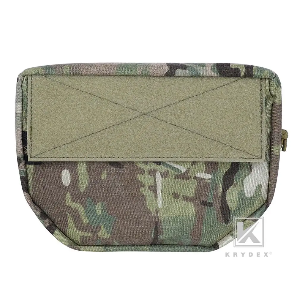 KRYDEX-riñonera táctica de camuflaje, bolsa de almacenamiento para herramientas, bolsillo frontal para placa de combate, chaleco JPC AVS CPC APC RRV - imagen 5