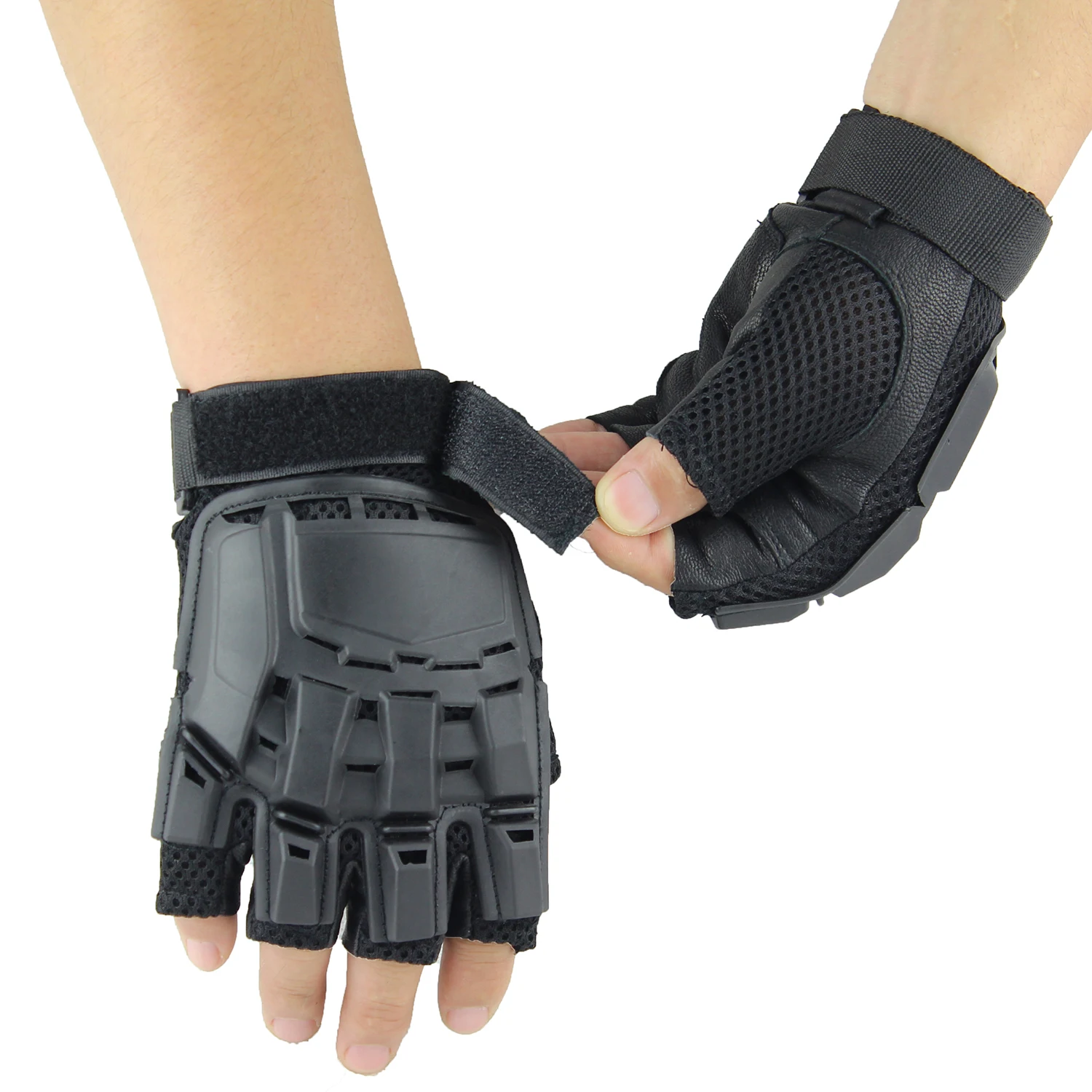 Guantes de escalada antideslizantes para bicicleta, guantes de seguridad de manos protectoras para deportes, ciclismo, carreras, Ejército táctico militar - imagen 4