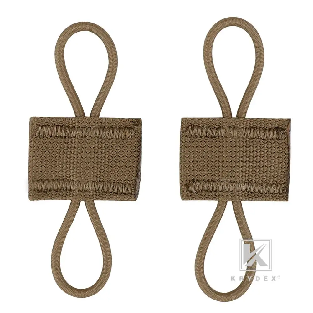 KRYDEX-retenedor de almacenamiento PTT elástico, hebilla de conversión MOLLE, Cable de comunicación, tubo de hidratación, organizador de bucle de ruta, 4 Uds. - imagen 5