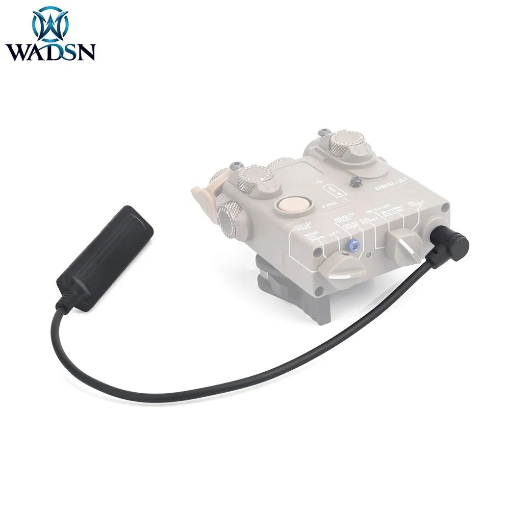 WADSN interruptor táctico PEQ DBAL M3X original, Control de cola, luz de arma peq de caza dbal d2/a2, cinta de rata, accesorios de actualización - imagen 3