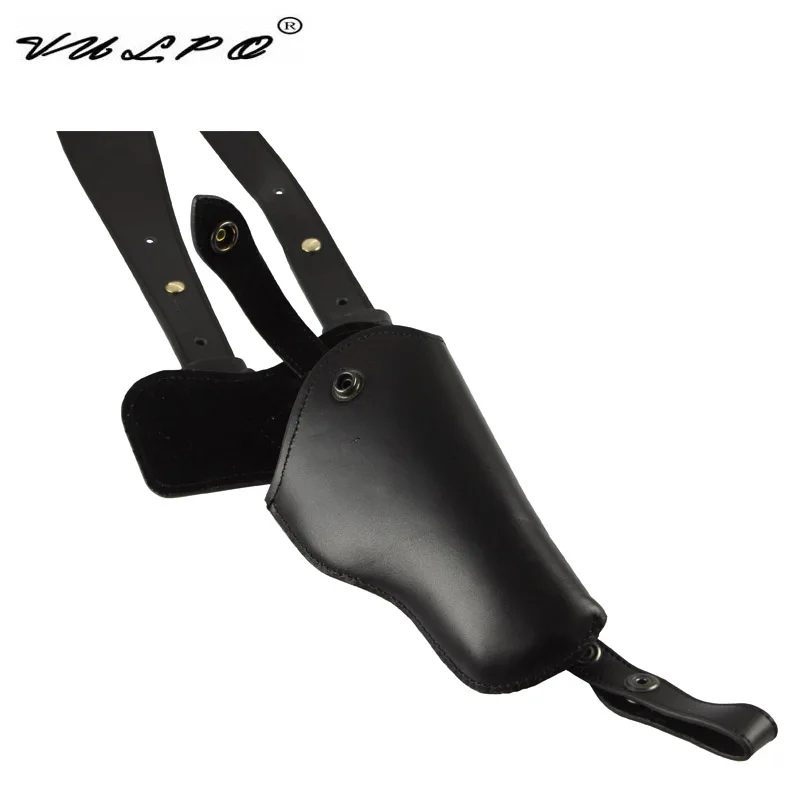 Funda de hombro de cuero VULPO, pistolera con bolsa Magzine para pistola QSZ 92 M9 - imagen 5