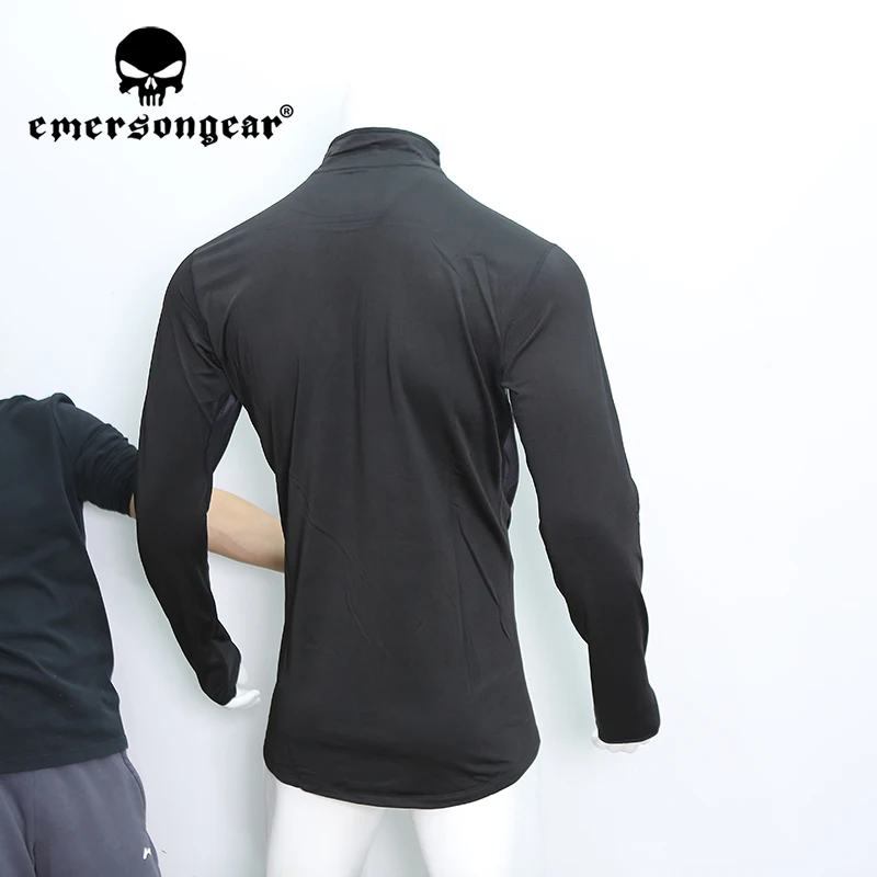 Emersongear, versión cálida con cremallera, ropa interior térmica transpirable para invierno, exterior, Camping, senderismo, terciopelo de nailon EM6808 - imagen 3