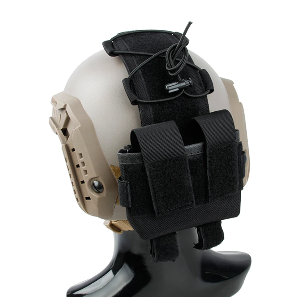 TMC táctico MK2 casco batería funda bolsa especial BK casco bolsa TMC2873 - imagen 2