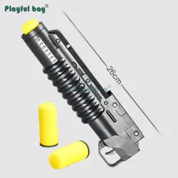 Lanzador M416 de balas espuma táctico bolsa divertida