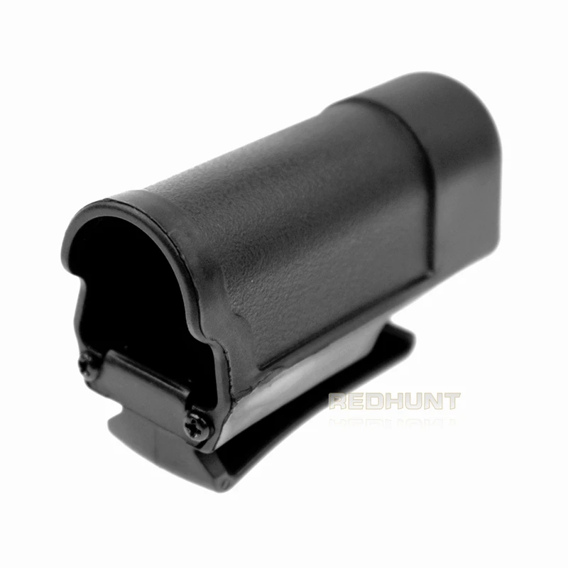 Bolsa táctica para linterna al aire libre, funda para linterna MOLLE, funda para cinturón, bolsa para linterna LED con luz de lucha, antorcha con Clip para iluminación - imagen 4