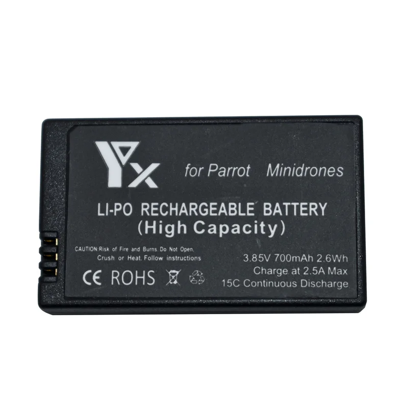 Batería Lipo de repuesto de 3,85 V y 700mah, batería para Drones de gran capacidad para MiniDrones Parrot Mambo Jumping Sumo y Rolling Spider - imagen 3