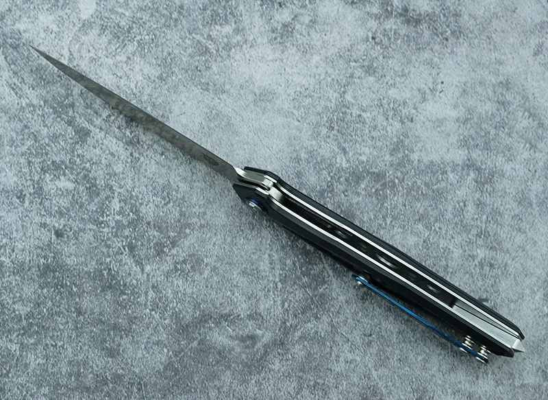 LEMIFSHE JR3347 cuchillo plegable D2 con fibra de carbono EDC outdoor - imagen 5