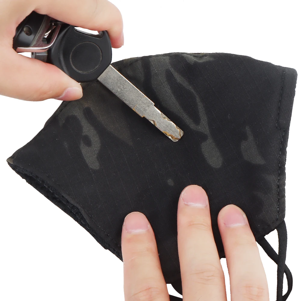 Máscara de caballero táctico, malla transpirable, lavable, protección navideña, filtro reutilizable, a prueba de polvo, disfraz, Cosplay, Paintball - imagen 5