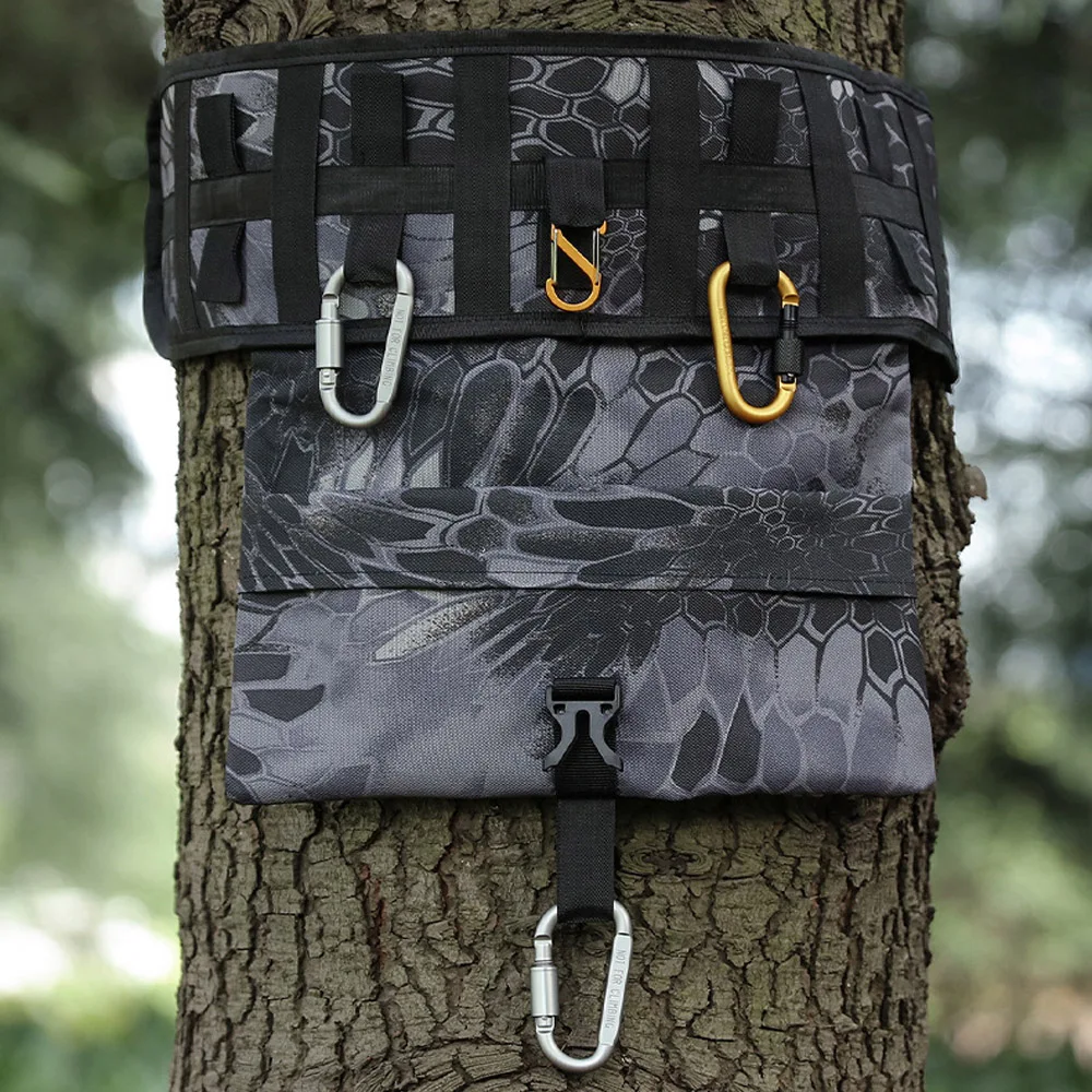 Bolsa colgante táctica para árbol de suspensión, bolsa de almacenamiento de herramientas de Camping, nailon 600D, bolsa de caza de camuflaje de alta calidad - imagen 2