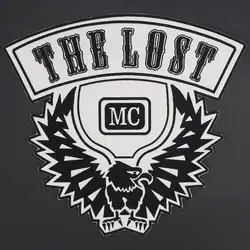 Parche bordado THE LOST EAGLE MC – motorista termoadhesivo