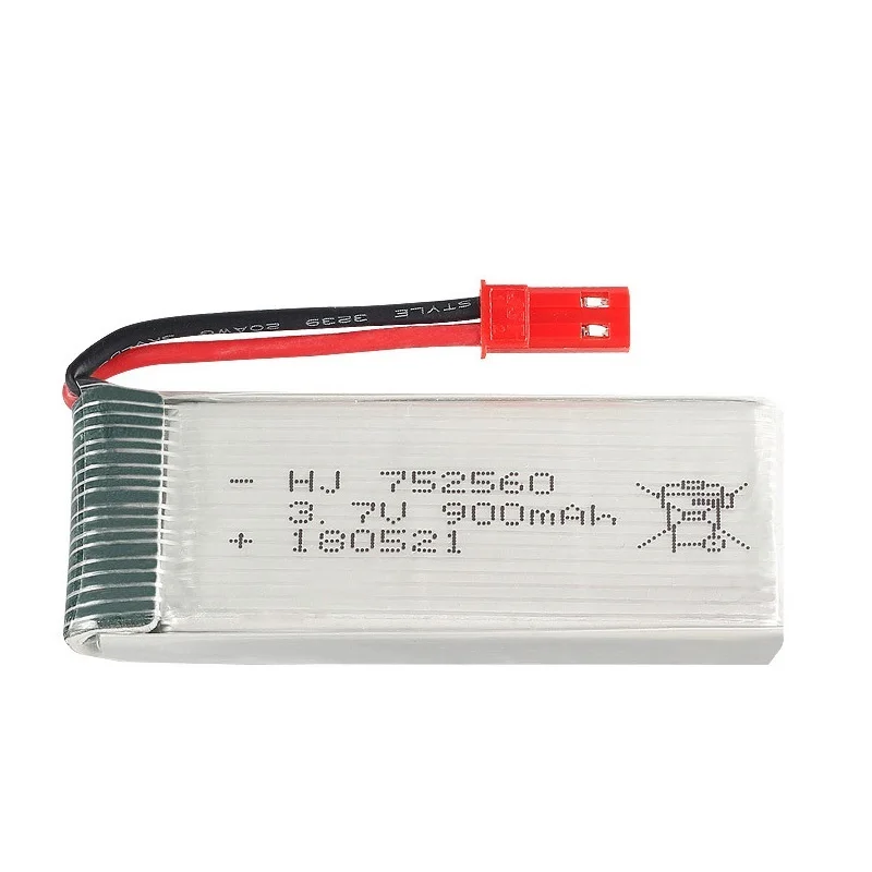 JST 3,7 V 900mah batería recargable + cargador para X5 X5C X5SC X5SW 8807 8807W A6 A6W M68 piezas de repuesto de drones Rc batería lipo de 3,7 V - imagen 2