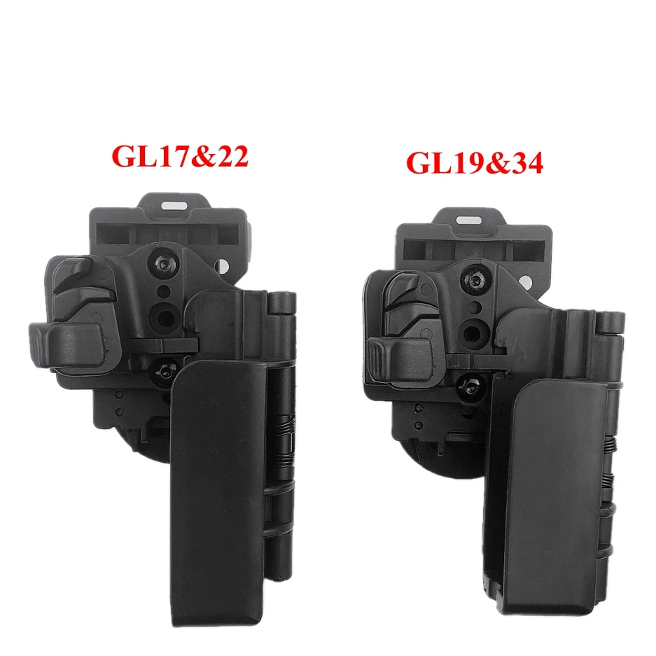 IPSC Quick Pull G17 19 22 34 funda para pistola Clip para cinturón de extracción rápida funda táctica para pistola G17 G19 accesorios para funda - imagen 3