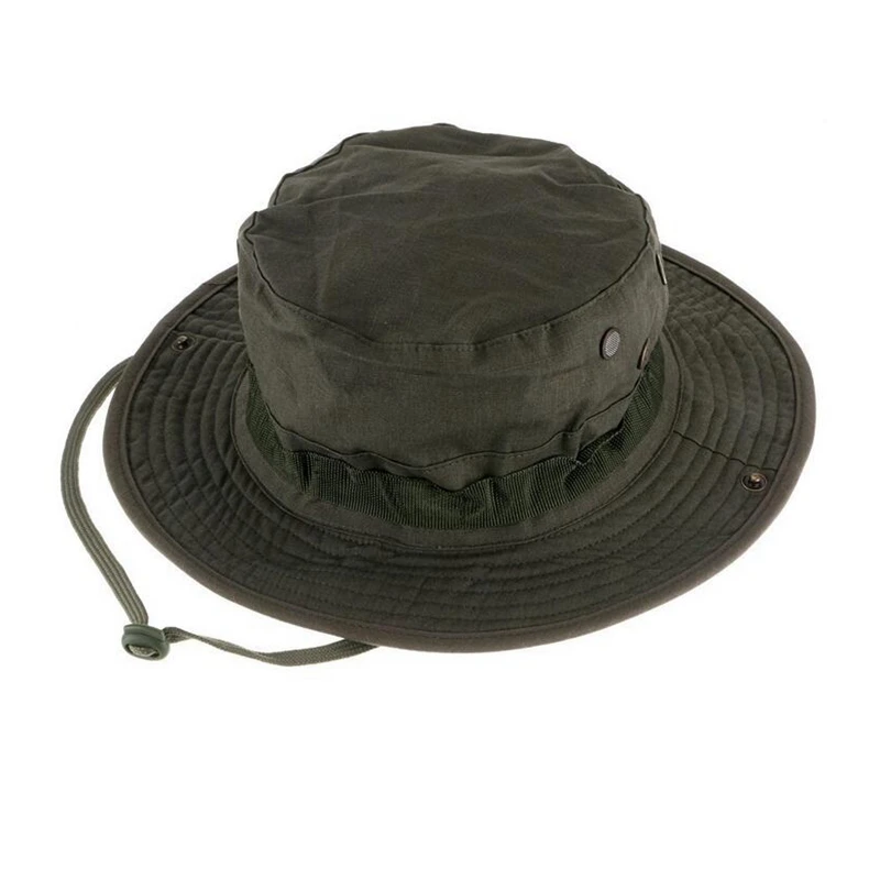 Sombreros Boonie de camuflaje táctico Airsoft Sniper, gorra militar de cadete del ejército suave, sombrero de pesca redondo para hombre, Camping, senderismo, Nepal, Verano - imagen 4