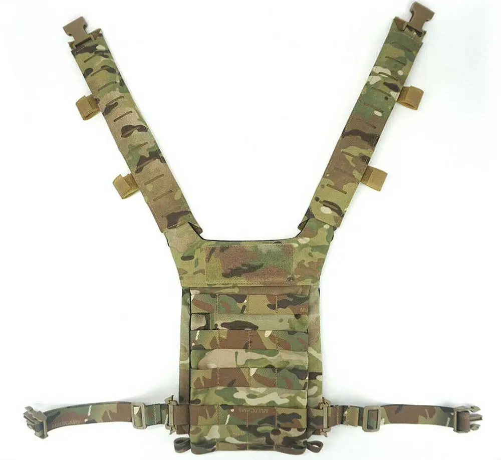 Panel trasero táctico Molle para Ss D3, chaleco táctico, aparejo para el pecho, mochila Cummerbund - imagen 4