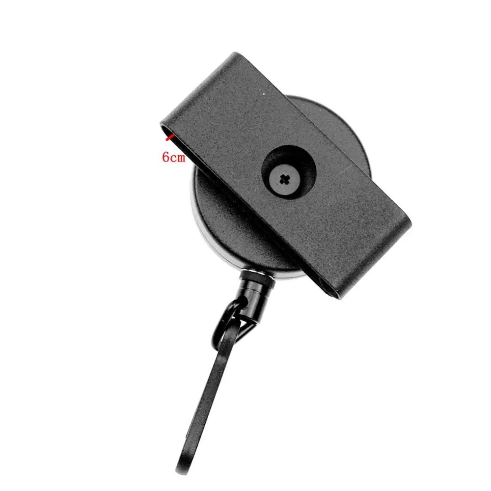 LLavero de cuerda de alambre de acero elástico de 100CM, llavero de alarma retráctil deportivo, llavero telescópico antipérdida, accesorio para llaves, baratija - imagen 5