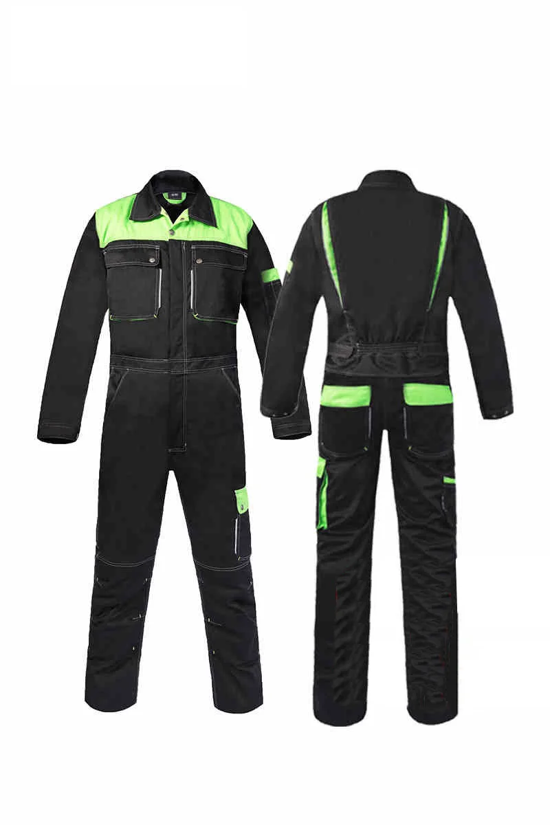 Traje de soldadura trabajo reflectante general para hombre Anti-escaldado fábrica eléctrica reparador monos taller monos duraderos uniformes - imagen 3