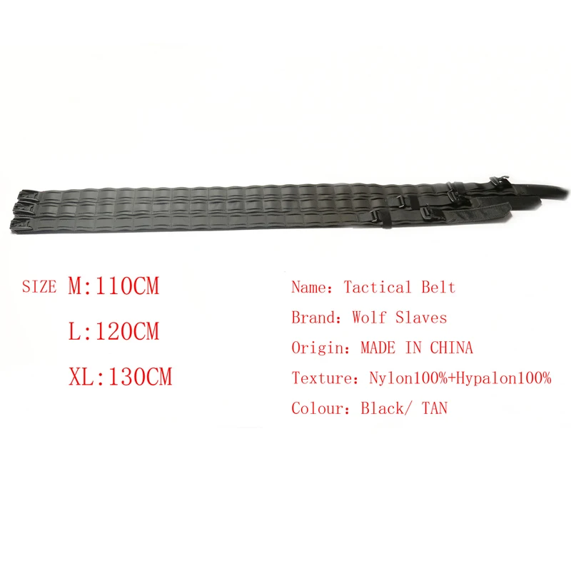 Equipo de cinturón táctico Hypalon, hebilla magnética estadounidense, cinturón Molle, cinturón deportivo de guerra, accesorios de caza, nuevo cinturón Airsoft - imagen 4