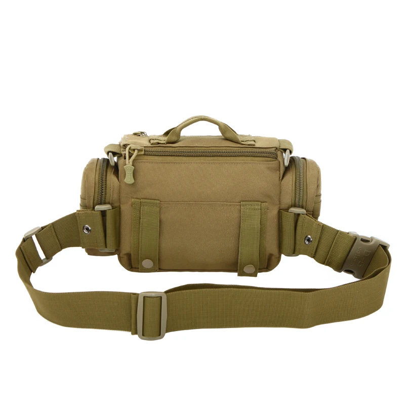Riñoneras de nailon impermeables para exteriores, bolsa de pecho de camuflaje para hombres y mujeres, riñonera para montar, cazar, bolsas para fotografía - imagen 4