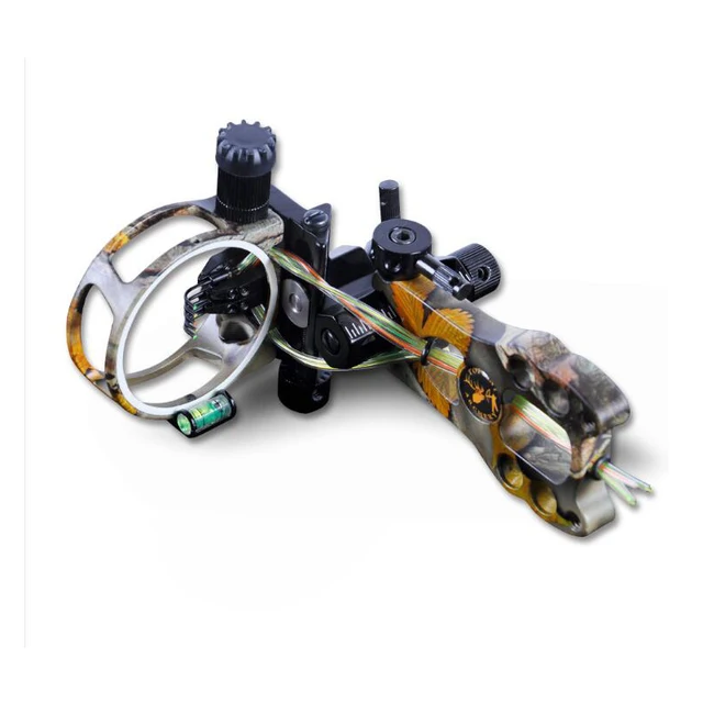 Arco compuesto de Micro-ajuste, mira de 5 pines con 0.029 de fibra para arco compuesto, flecha, accesorio de Tiro con Arco TP6550 - imagen 3