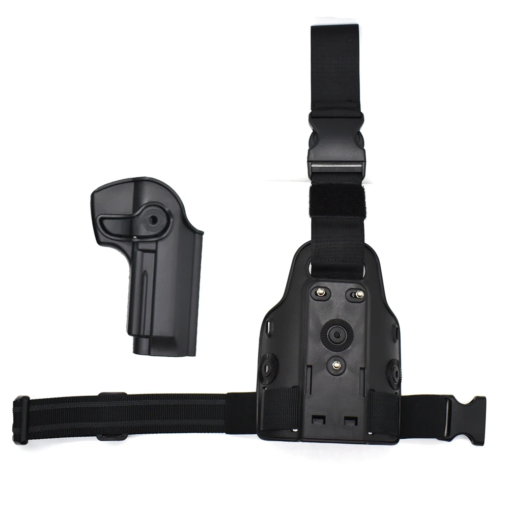 Funda para pistola IMI Drop Leg, funda táctica para muslo para G17 M9 Colt 1911 PX4 Strom, funda para pistolas de caza - imagen 5