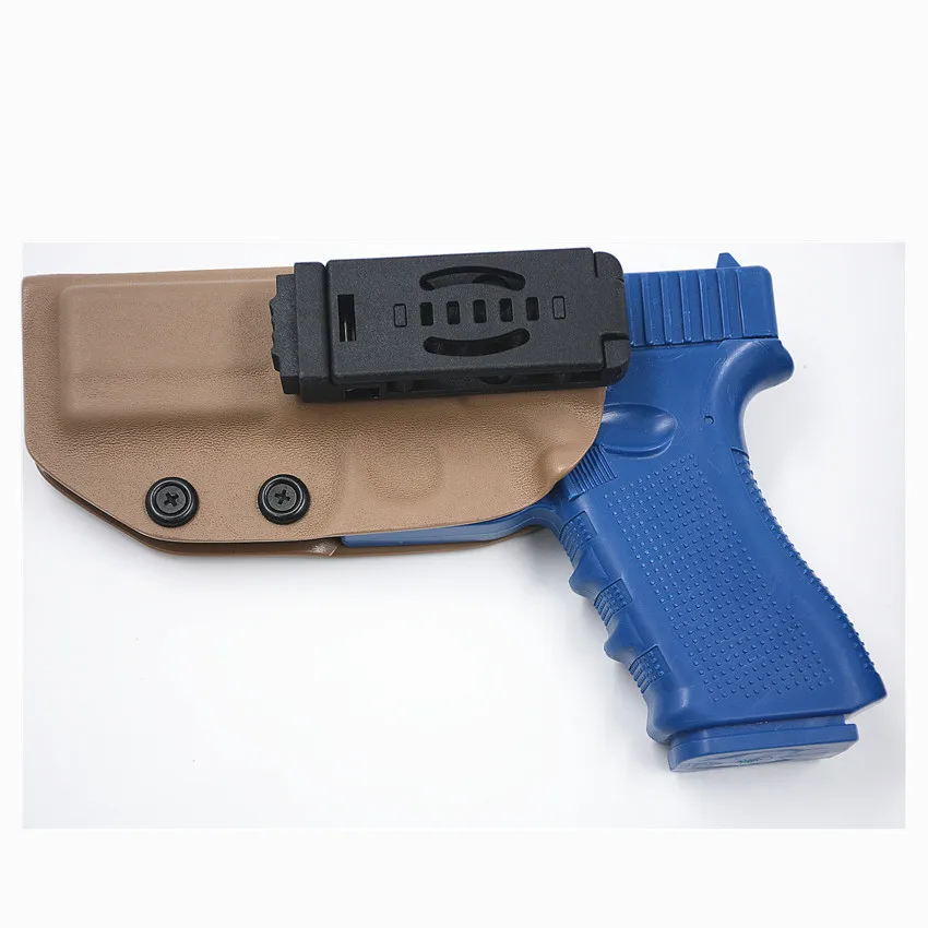 Kydex-funda de transporte OWB para Glock 17, 19, 22, 23, 25, 26, 27, 28, 31, 32, 33, gen 3, 4, 5, funda de cintura exterior, Clips rápidos para cinturón - imagen 5