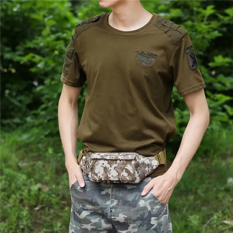 Bolsa de pecho para escalada al aire libre, mochila táctica 900D, bolsa para teléfono, Molle resistente al desgaste, bolsos de hombro para acampar y senderismo - imagen 5