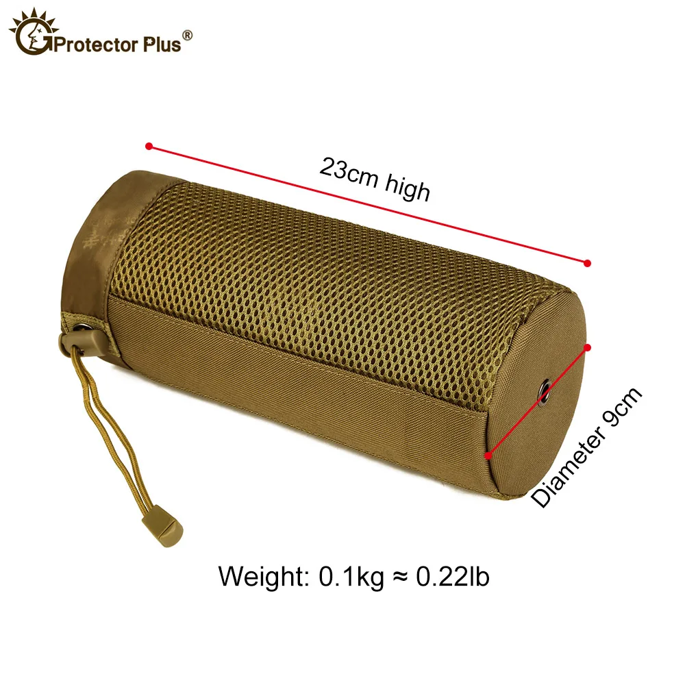 Sistema MOLLE, botella de agua individual, bolsas de escalada, bolsa para hervidor, bolsa de agua táctica duradera para hombres, viaje, senderismo - imagen 3