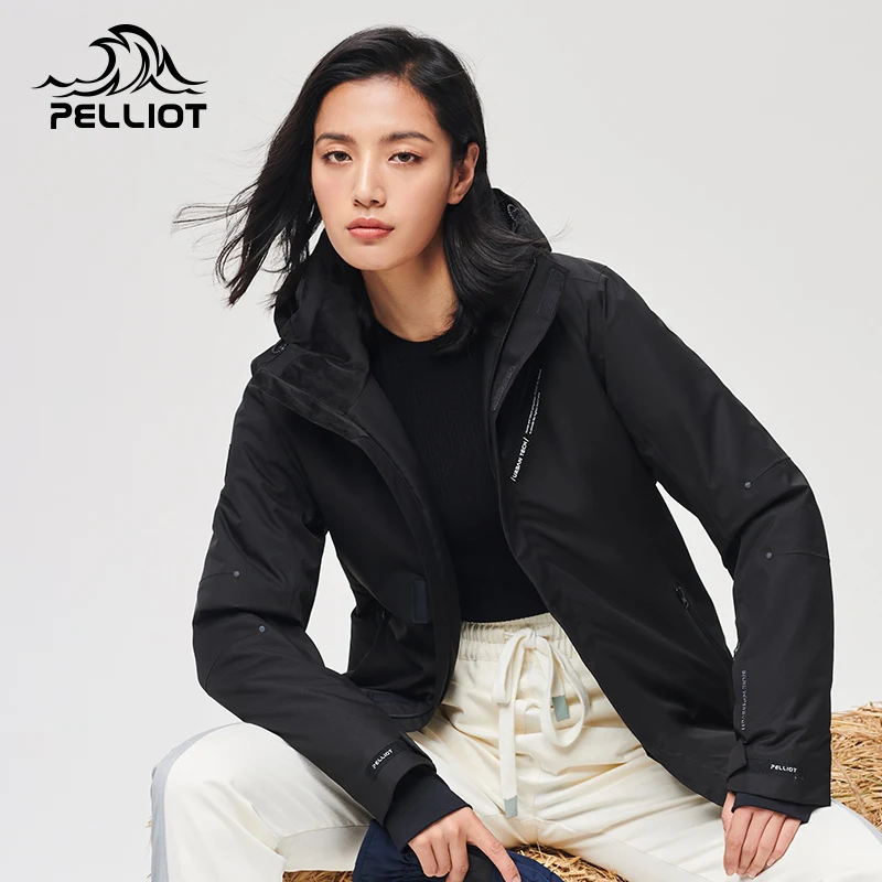 Pelliot-traje de esquí para mujer, chaqueta de invierno, impermeable, transpirable, térmico, para Snowboard, chaqueta femenina, abrigo de otoño para exteriores - imagen 4