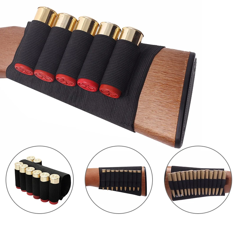 Bolsa de culata de 5/8/9/14 rondas, soporte de carcasa, cartuchos de bala, bandolera, accesorio táctico para caza y tiro