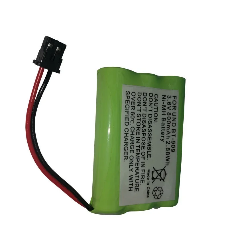 Batería de teléfono inalámbrica recargable para uniden BT-909, BT909, 3,6 v, 3 x AAA, Ni-mh, 800mAh, 3,6 V - imagen 4