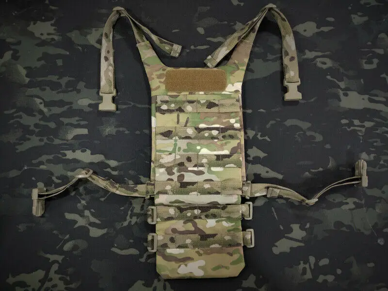 Panel trasero táctico Molle para Ss D3, chaleco táctico, aparejo para el pecho, mochila Cummerbund - imagen 3