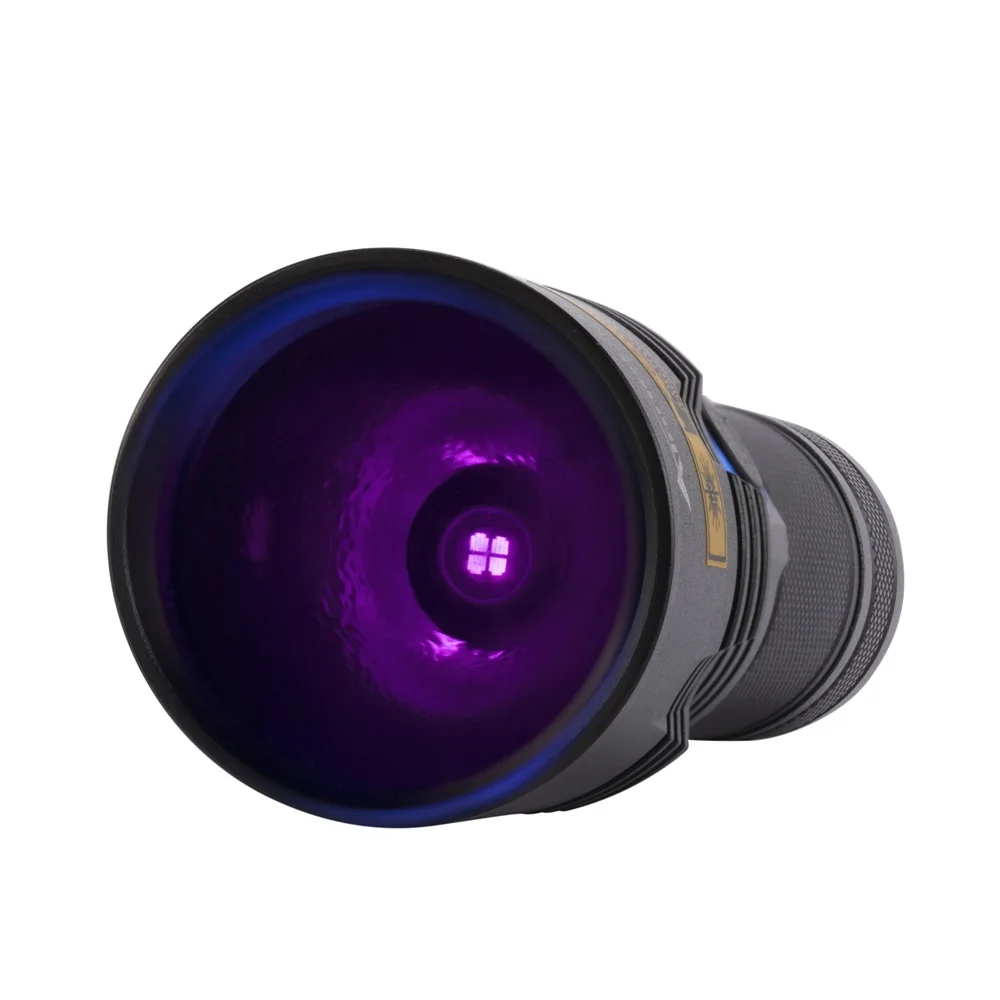 Alonefire SV50 15W 365nm UV luz púrpura USB linterna ultravioleta antorcha Invisible manchas de mascotas lámpara de musgo de gato Ultra Viole - imagen 4