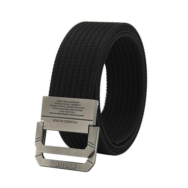 Cinturón VULPO para hombre, equipo táctico para exteriores, hebilla de doble anillo, cinturones de nailon - imagen 3