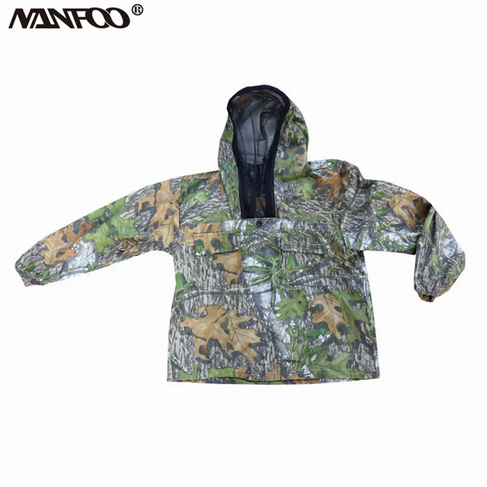 Nuevo conjunto de ropa de caza de camuflaje biónico para primavera y otoño al aire libre, traje Ghillie de pesca con capucha antimosquitos, traje de camuflaje a prueba de arañazos - imagen 3