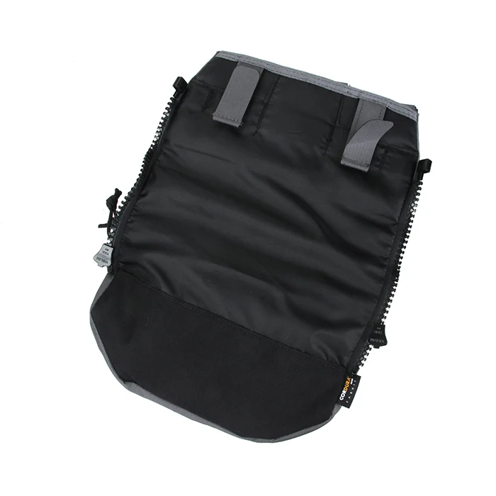 Portador de placa STF, cremallera táctica, Panel trasero de asalto, Cordura deslustrada®Lobo Gris SKU3431(051569) - imagen 2