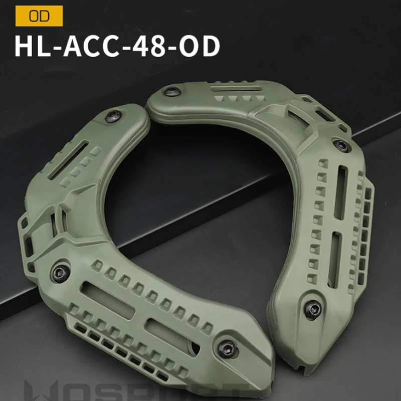 Accesorios para casco de equipo Airsoft para deportes al aire libre, riel táctico rápido MK, Riel de ala, guía lateral, para ciclismo al aire libre - imagen 3