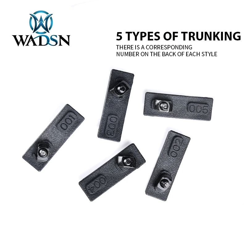 WADSN interruptor remoto de presión de guía de Cable, sistema Mlok Keymod, linterna láser, gestión de cables, accesorios de armas de metal airsoft - imagen 3