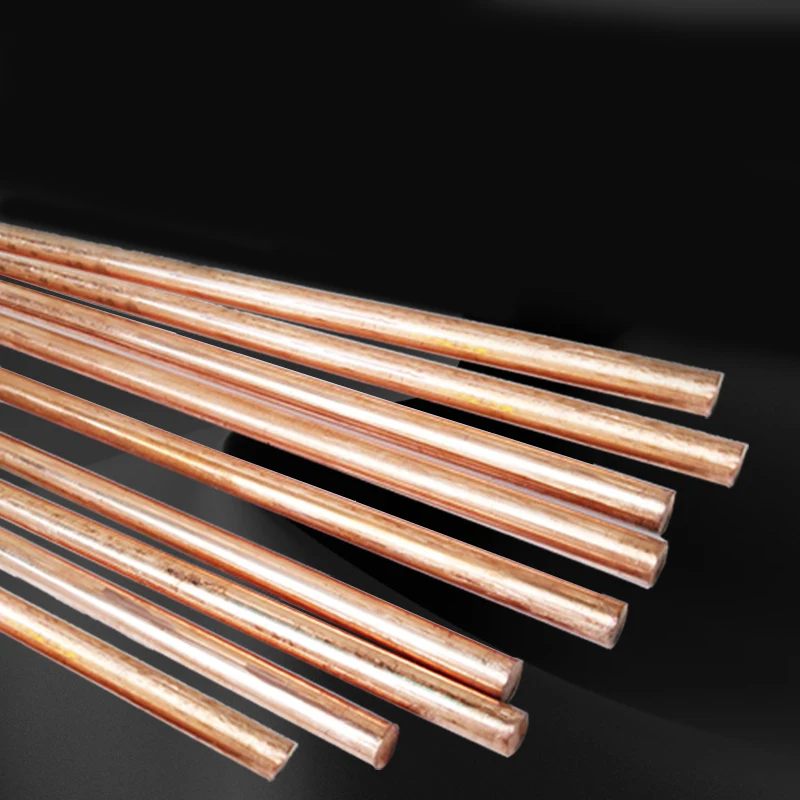 Varilla de barra de cobre hecha a mano, Material de mango de cuchillo, pieza de mango de cuchillo, accesorios de Juguetes Diy, 3-6mm, 100mm, 2 piezas - imagen 4