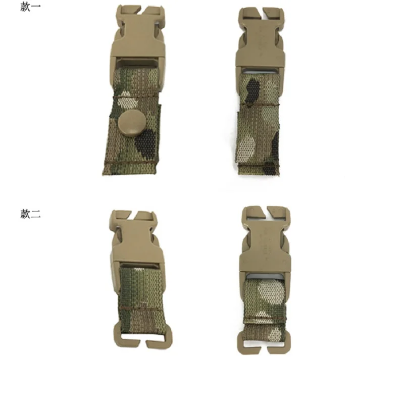 Chaleco táctico para exteriores, accesorios para mochila, hebilla de correas, accesorios de extracción rápida, 2 uds.