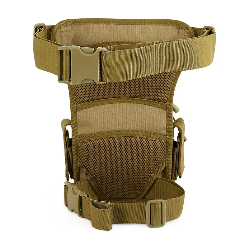 Bolsa de pierna para hombre, cinturón táctico para senderismo, cadera, motocicleta, deportes al aire libre, Molle, pecho, Camping, hombro, caza - imagen 5