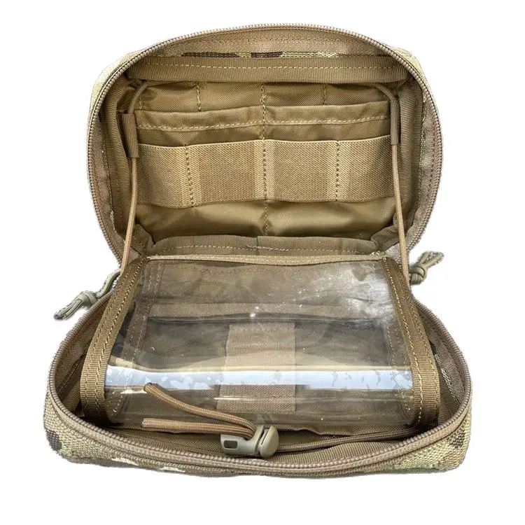 Chaleco táctico de sastre para deportes al aire libre, bolsa miscelánea para el pecho, mapa MOLLE, accesorios de cinturón con tira de odio, MC All - imagen 5