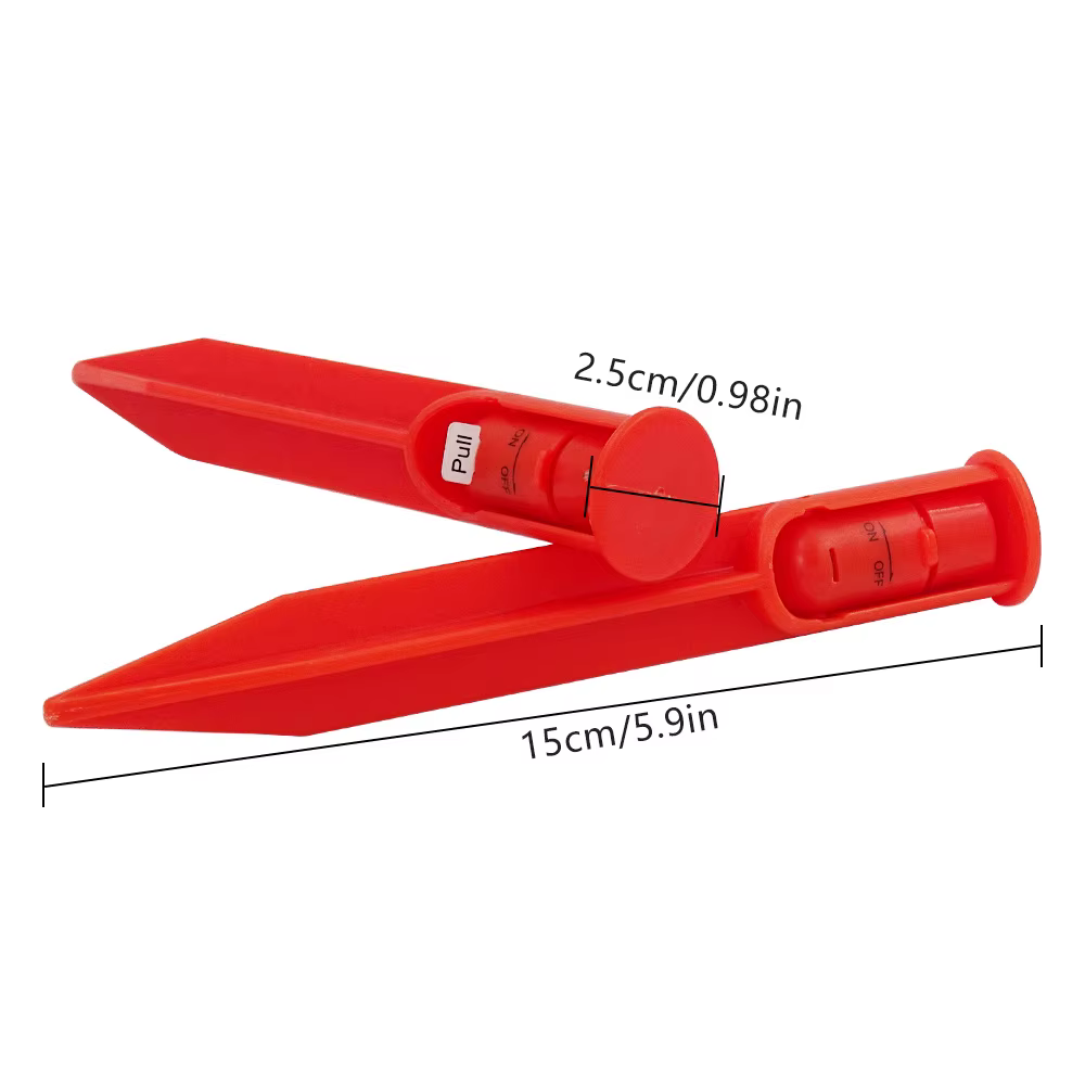 Clavijas de plástico ultraligeras para tienda de campaña, clavos con luz LED, accesorios para tienda de playa, herramienta de construcción, 8/4/2 unidades - imagen 2